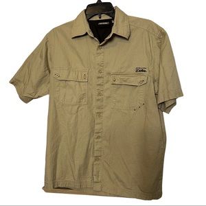 Dickies Tan Button Down Shirt